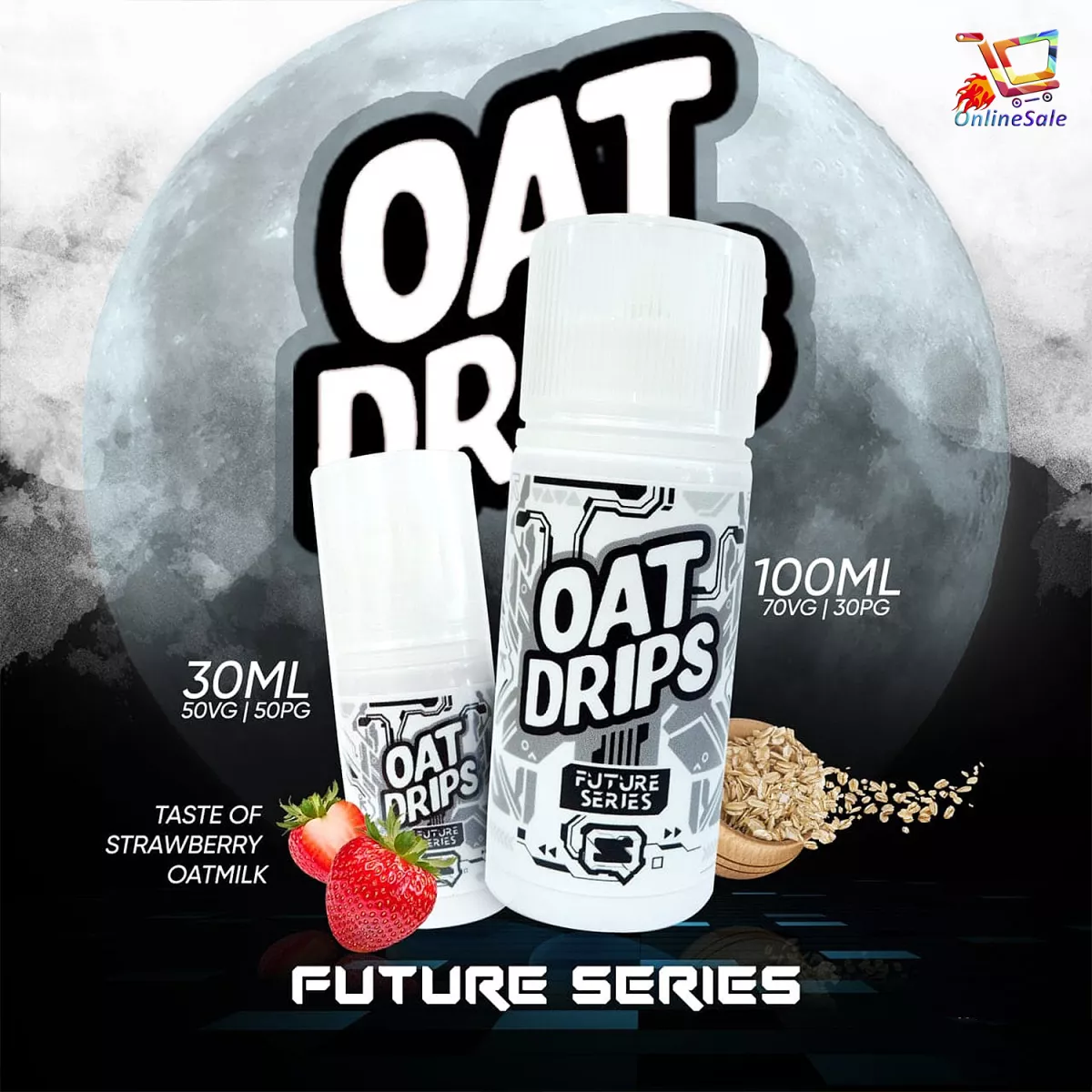 OAT DRIP FUTURE SERIES - STRAWBERRY OAT 100ML - Largest Online Vape ...